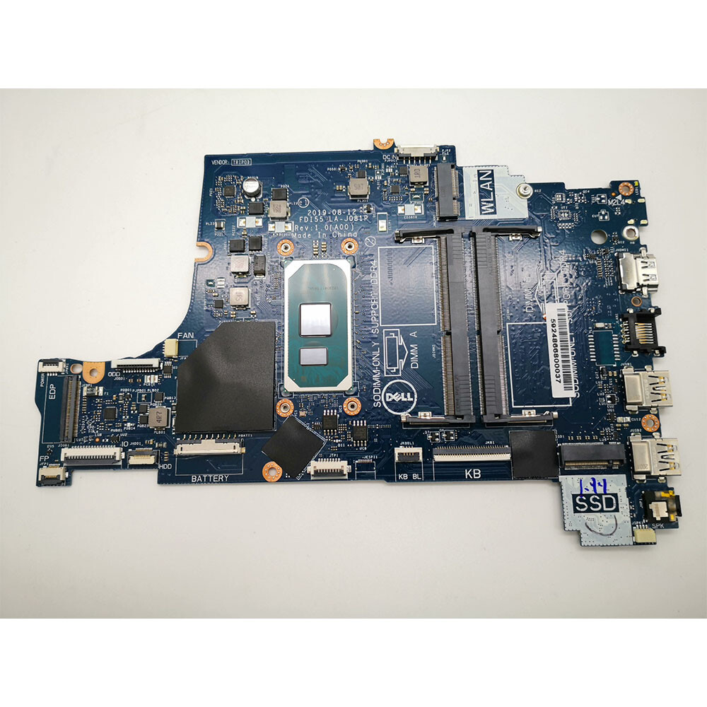 Dell inspiron3593 i5-1035G1メモリー8GBマザーボード For Dell Inspiron 3593 5593 i5-1035G1 Laptop Motherboard LA-J081P