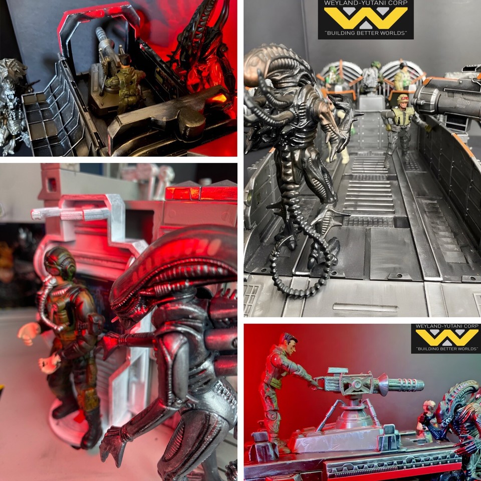 Custom Aliens Weyland Yutani Vehicle Romulus Neca Prometheus Alien ...