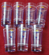 US Open 2018, 2019, 2021-2024 Tennis Grey Goose Vodka Plastic Tumbler Cups 7 Pcs