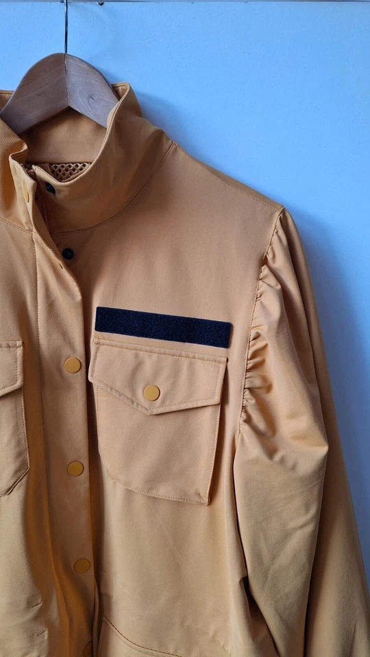 Nike Loose Fit Tech Pack 4 Pocket M65 Jacket Coat Bucktan BNWT Wmns Swoosh Logo - Image 2 of 4