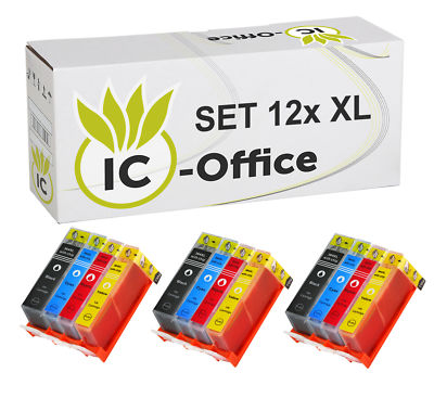 3 Druckerpatronen Black BK Für HP 364 XL Deskjet 3520 3522 - Foto 10