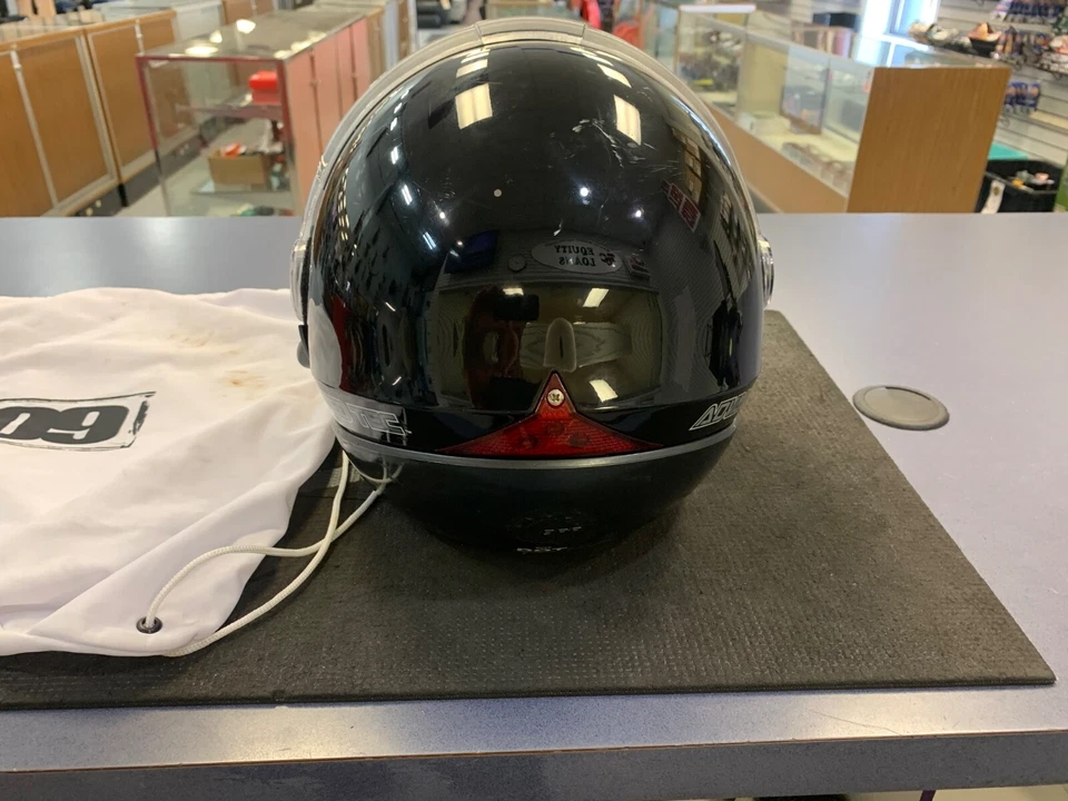 Skidoo bombardier bv2s advanced tec Helmet DOT Certified Black XL Missing Screw - Image 3 of 4