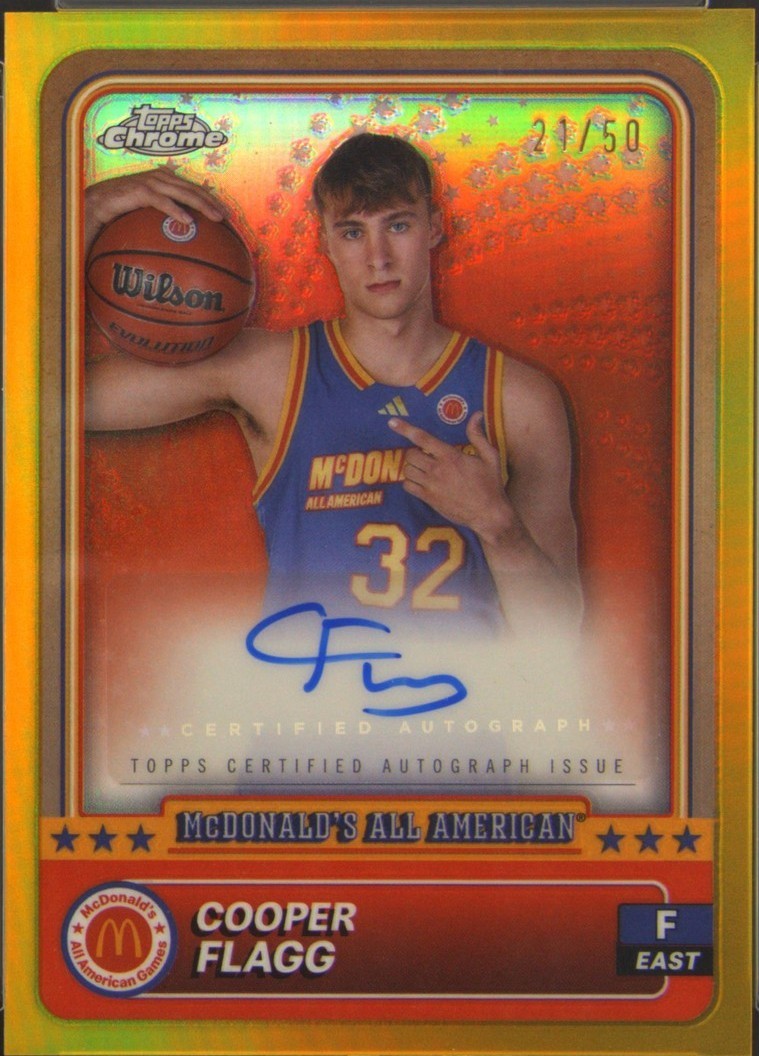 2024-25 Bowman University Chrome - Chrome Prospect Autographs Cooper ...