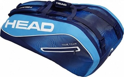 New Head Tour Team 9 Racquet Supercombi Tennis Bag Blue 283119-NVBL