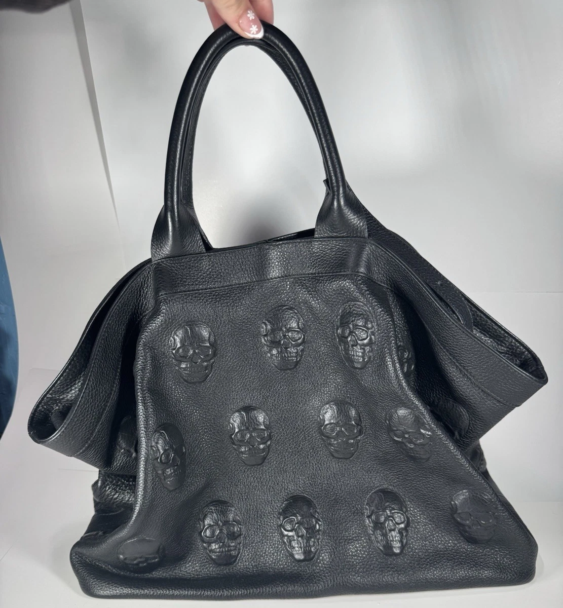 Leather Exterior Tote Skull Bags & Handbags for Women for sale | eBay