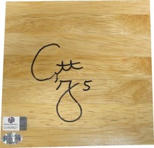 Cuttino Mobley Signed Piece of Wood Floorboard 6x6 Sacremento Kings GA GV 806627