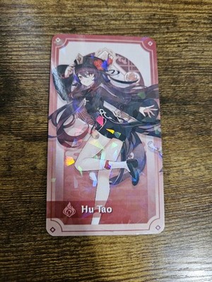 Genshin Impact Hu Tao Card NYC 2023 Popup Shop