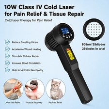 10W High Power Class IV Laser Therapy for Human Pet Pain Relief 808nm 25 Diodes
