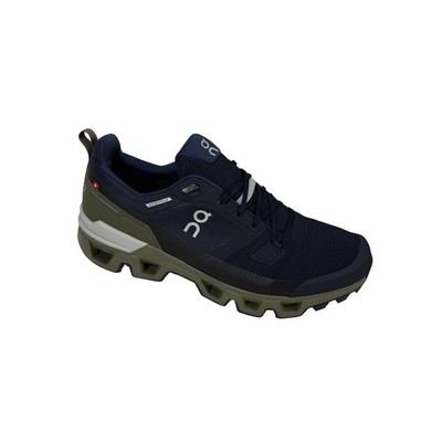 On Cloudwander Waterproof Hiking Shoes Mens 10.5 Midnight Olive 10.5 73.98604