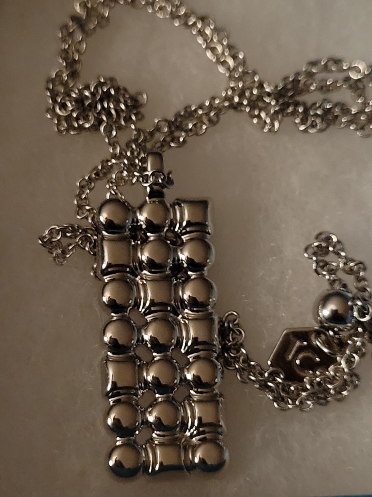 Swarovski Touchtone Crystal Morse Code Pendant Ne… - image 3