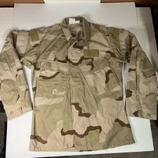 Propper Mens Large Long Desert Camo Military Combat Field Jacket BDU Coat