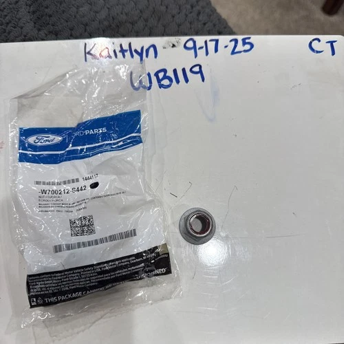 Genuine Ford Top Nut W700212-S442