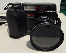 Vintage Olympus CAMEDIA C-3030 Zoom 3.3MP Digital Camera MANY Accessories