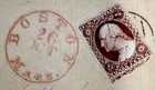 19th century USA Scot #25?  On The Cover - Stk201 — photo 2