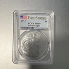 U.S. Mint American Eagle Silver Eagle 2013 1 oz 0.999 Business PCGS MS 69 Coin