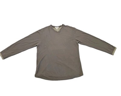 Ermenegildo Zegna S Sport Pullover V Neck Shirt Jersey Mens Sz Medium Gray 