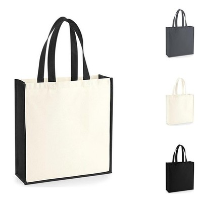 Große Einkaufstasche Premium schwere Baumwolle Canvas Beuteltasche 19 Ltr 39 x 42 x 13 cm