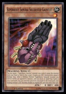Superheavy Samurai Soulbuster Gauntlet Star Pack - Battle Royal SP17-EN012 LP