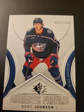 2024-25 Sp - Retail Authentic Profiles Kent Johnson #AP-12 0421 /1299