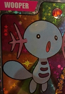 2024 POKEMON Last Evolution Sticker #096 WOOPER  PERU Limited Edition Foil