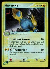 Pokemon Card Ruby & Sapphire Manectric 9/109 Reverse Holo Rare