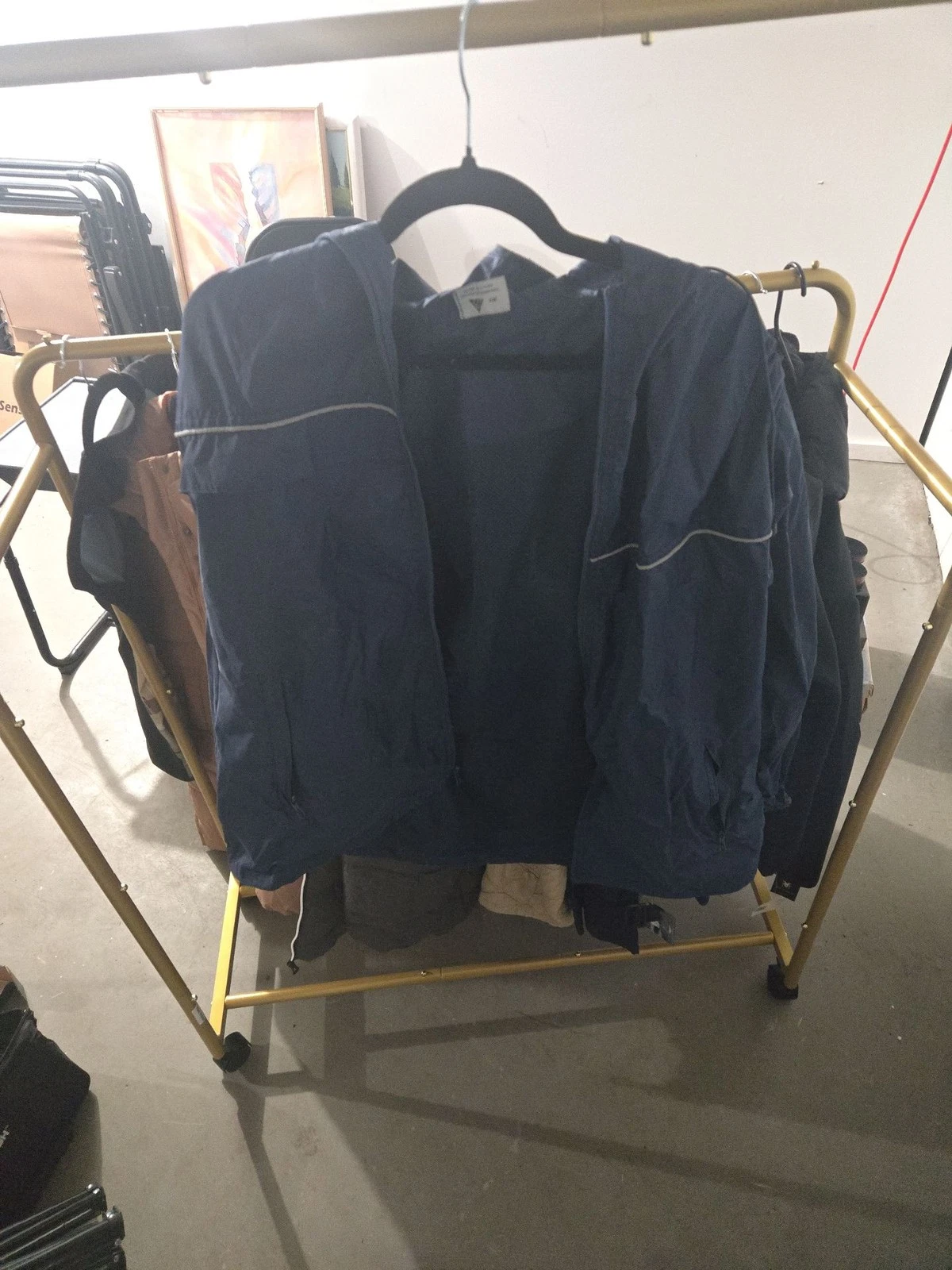 Vintage Navy Blue Lightweight Windbreaker Jacket
Opens in a new window or tab