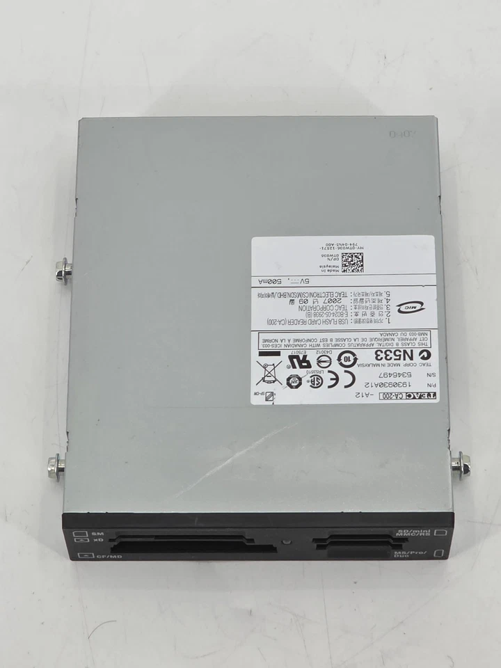 Dell TEAC CA-200 3.5 Multi Media USB Flash Memory Card Reader - Image 2 of 4