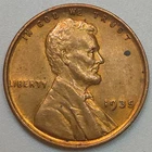 1935-P Lincoln Wheat Cent- AU/Toned/Off Color (Lot#1)
