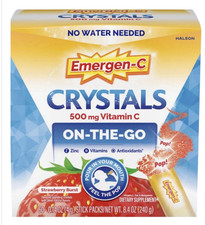 Emergen-C Cristalli Vitamina C 500mg On The Go 60 Confezioni Stick Fragola