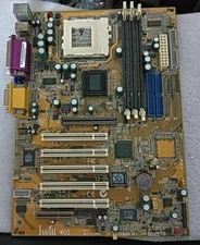 1pc used IWill w02 VER:1.1 with CPU fan #E3