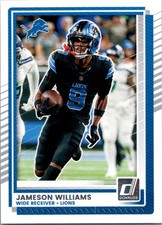 Jameson Williams 2025 Donruss Football Card #9 Detroit Lions