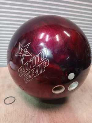 Roto Grip Hustle Deep Red Wine& Purple Pearl Bowling Ball 15 Lb 9