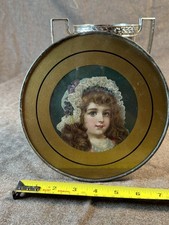 Victorian CHIMNEY FLUE COVER Made in Germany Glass