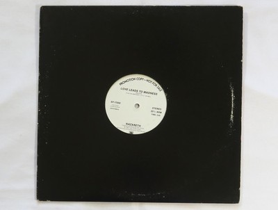 Nazareth Love Leads To Madness Promo 12'' Single Vinyl Record
