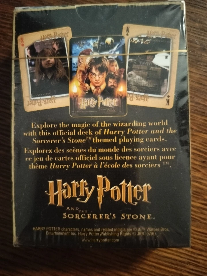 Harry Potter y la Piedra Filosofal - Cartas de Juego - Tamaño Poker - Nuevo Precintado Foto 2 de 3
