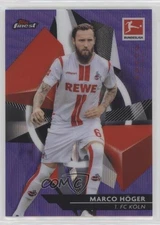 2020-21 Topps Finest Bundesliga Purple Wave Refractor 3/250 Marco Hoger #54 3i5