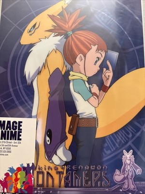 Vintage Digimon Tamers Clear Pencil Board Shitajiki Anime Japan 7x10 c128 