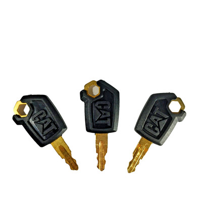 Set of 3 Factory Original Caterpillar 5P-8500 Ignition Keys (New)