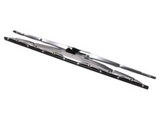 2 Silberne Scheibenwischer Wischerblätter für Mercedes W116