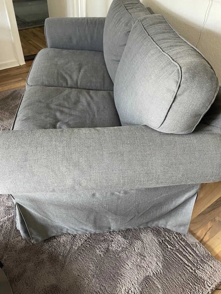 2er-Sofa Ektorp Ikea grau - Bild 4 von 4