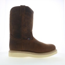 Justin Boots Ram 10" Steel Toe OW4711 Mens Brown Work & Safety Boots