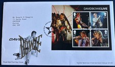 GB FIRST DAY COVER 3/2017 DAVID BOWIE LIVE MINISHEET