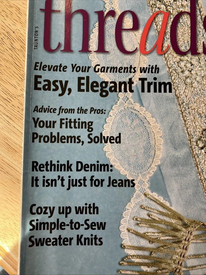 THREADS Magazine January 2010: Holiday Gift Guide Fitting Denim Sweater Knits - Image 2 of 4