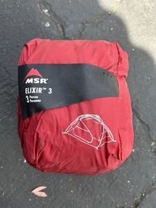 MSR ELIXIR 3 - 3 Person Lightweight Tent Complete W/Footprint