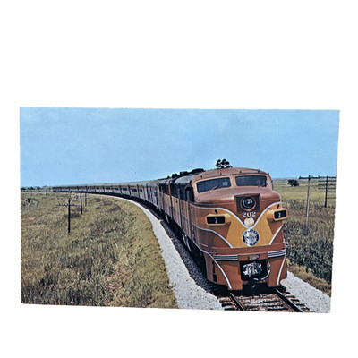 Postkarte Eisenbahn Zug Southern Pacific CO 2 Sunset Limited USA Ansichtskarte
