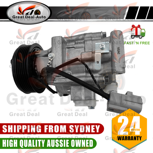 Air Con AC Compressor for Toyota Corolla ZZE122R 1.8L Petrol 1ZZ-FE 01 ...