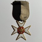 Vintage Masonic Knights Templar Medal – Maltese Cross "E Pluribus Unum" Eagle  — photo 1