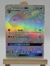 Pokémon Umbreon GX Secret Rare Full Art Holo SM Base Set 154/149