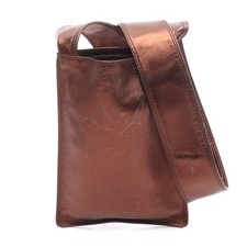 Chanel Leather Shoulder Bag Brown