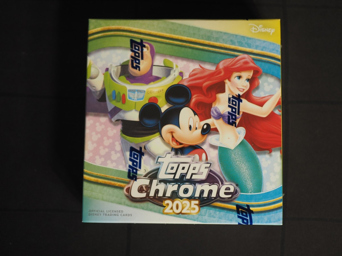 2025 Topps Chrome DISNEY Mega Box New Factory Sealed Mickey Mouse